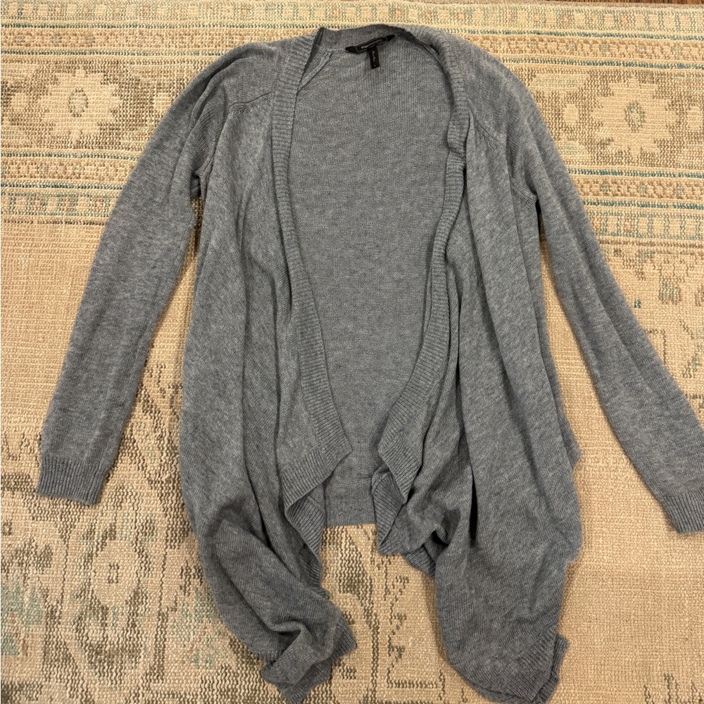 BCBG gray knit sweater